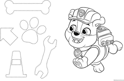 Puzzle XXL Trefl Paw Patrol, 15 pjesë, me dy anë, shumëngjyrësh