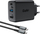 Полнач Acefast 2-в-1 GaN, 65W, USB A и USB C, сив