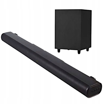 Soundbar Akai 2.1 me subwoofer, 80W, Bluetooth, i zi