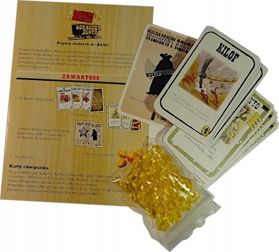 Игра на маса Bang Gold Fiver PL, за семејство, на полски, многуобоена