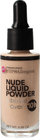 Fondatinë Bell HYPOAllergenic Nude Liquid Powder Intense Cover 01 Porcelain, e lëngshme, 25g, nuancë shumë e çelët