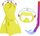 Set zhytjeje për fëmijë Bestway 25039 Kids Diving Set, maskë dhe tuba snorkeling, pendla, shumëngjyrëshe