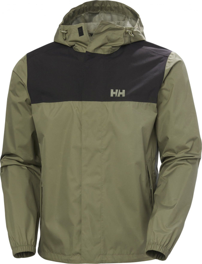 Xhaketë shiu Helly Hansen Vancouver për burra, HELLY TECH, poliamid poliestër, jeshile me të zezë