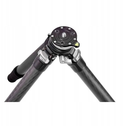 Tripod për udhëtime Leofoto LS-324CEX Pro, me bazë niveli të futme, mban gjer në 15 kg, ngjyrë e zezë