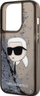 Mbrojtëse telefoni Karl Lagerfeld KLHCP14LLNKHCK, për iPhone 14 Pro, hardcase me glitter, e zezë