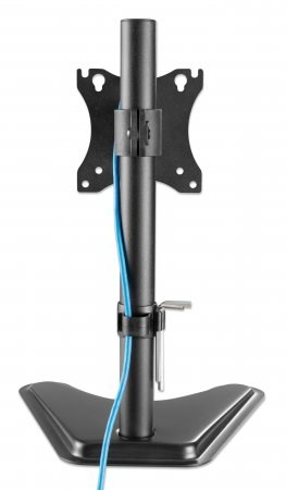 Mbajtëse tavoline Manhattan Desk Mount, për monitor dhe TV 10" 27", VESA 75x75 100x100, e zezë