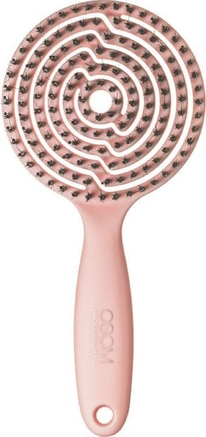 Furçë flokësh OSOM Round Brush, 23cm, najlon, rozë Lollipop