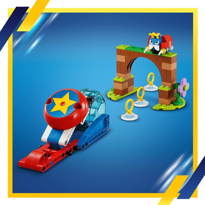 Lodër ndërtimi LEGO Sonic the Hedgehog 76990, Sonic Speed Sphere Challenge, 292 copa, shumëngjyrëshe