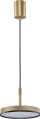 Llampë varëse Viokef Don LED, Ø20 cm, metal, ngjyrë e artë