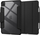 Kapak Spigen Air Skin Pro për iPad Pro 11" M4 2024, kapak magnetik që hiqet, pjesa mbrapa transparente, vend për Pencil, ngjyrë e zezë