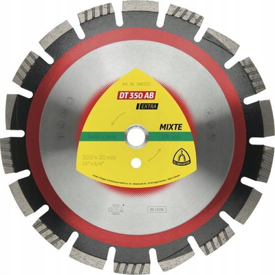 Teh diamanti Klingspor DT 350 AB Extra, 350mm, për asfalt edhe beton