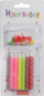 Qirinj ditlindje Colorful Birthday Candles, 12 copë, shumëngjyrësh