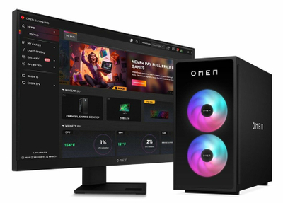 Kompjuter gaming HP OMEN 35L GT16-0000nc, Ryzen 7 8700G, 32GB RAM, 2TB SSD, RTX 4070 Super, i zi