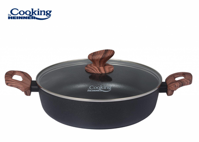 Set gatimi Cooking by Heinner Malta, 5 pjesë, alumin, i zi