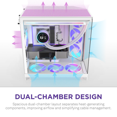 Kasë për kompjuter NYXT H9 Flow RGB+