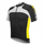 Fanellë çiklizmi ZeroRH+ Agility FZ, Slim Fit, poliester 100%, e zezë verdhë acid