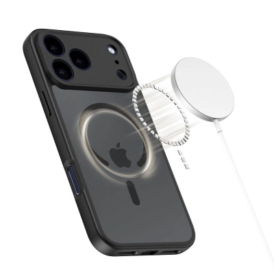 Mbulesë telefoni Tech-Protect BasicMag MagSafe për iPhone 17 Pro, matte, e zezë