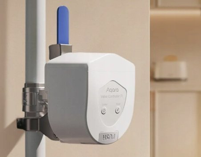 Kontrollues valvule Aqara T1, Zigbee, për ujë dhe gaz, i bardhë