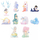 Set figurina për me mbledh 52TOYS Candybox Sleep Dreamland Elves, 8 copë, 3.3"