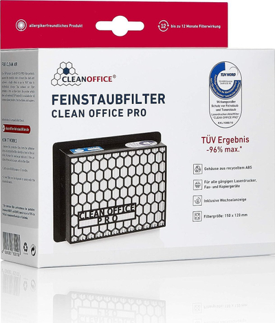 Filtër pluhuri për printer Cleanoffice 8301010, 16 x 13 x 6 cm, i bardhë