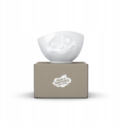 Tas porcelani FiftyEight Happy, 1000ml, i bardhë