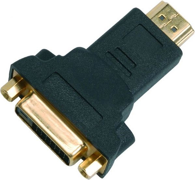 Adapter HDMI në DVI-D Jou Jye AVA 160, Full HD 1080p, i zi