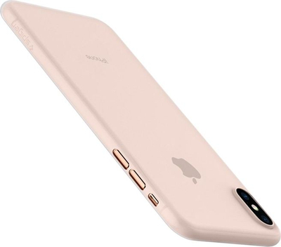 Kapak telefoni Spigen Air Skin Soft për iPhone XS Max, silikoni i hollë, transparente beige