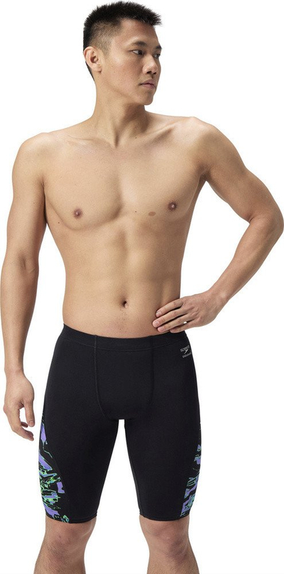 Rroba banje për burra Speedo Club Training Splice Jammer, Endurance+, e zezë blu