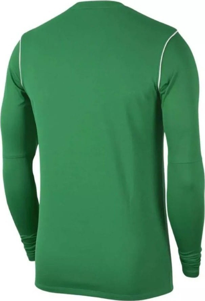 Bluzë sportive për kalamaj Nike Park 20 Crew Top Jr BV6875 010, Dri FIT, me mëngë të gjata, e gjelbër
