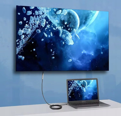Kabllo zgjatuese USB C Zenwire, 2m, Thunderbolt 3 4, 100W, gri