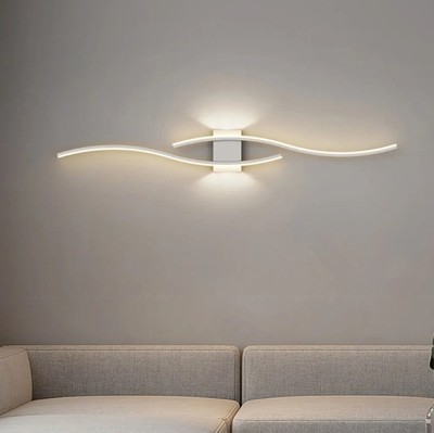 Lampë murale ZD150A, LED 24W, 60cm, e bardhë