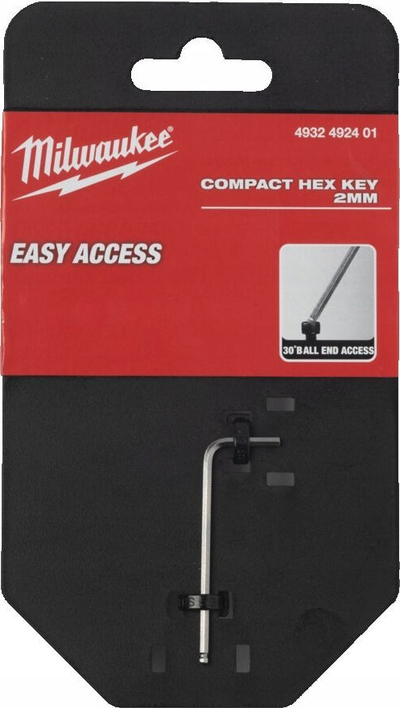 Çelës imbus Milwaukee Compact Hex Key, 2 mm, i zi