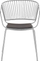 Set karrigesh ngrënie RIGBY Metal, 2 copë, metal, argjendtë