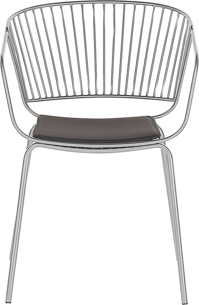 Set karrigesh ngrënie RIGBY Metal, 2 copë, metal, argjendtë