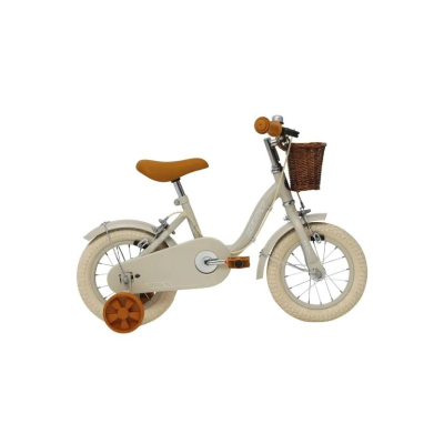 Bicikletë për kalamaj Huffy Vintage, 12", me rrota ndihmëse, gri