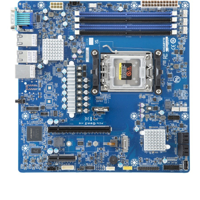 Motherboard serverik GIGABYTE MC13-LE1, AMD EPYC Ryzen, DDR5 ECC, MicroATX