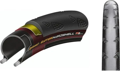 Gomë biçiklete Continental Gator Hardshell, 700x28c, palosëse, e zezë