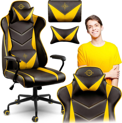 Karrige gaming Sofotel Blitzcrank 2592, me lëkundje, me jastëkë, e zezë