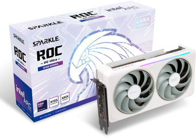 Kartë grafike Sparkle Intel Arc B580 ROC Luna OC Ultra, 12GB GDDR6, e zezë