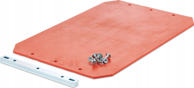 Kit pllaka mbrojtëse Husqvarna LG 160, 450 mm, për block paving, portokalli