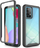 Mbrojtëse Tech-Protect Defense360 për Galaxy A52 LTE / 5G, me kornizë të zezë