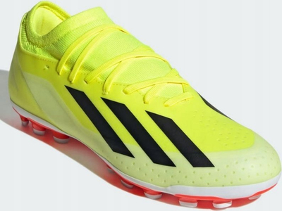 Këpucë futbolli Adidas X Crazyfast League AG për bar sintetik, të verdha fluo