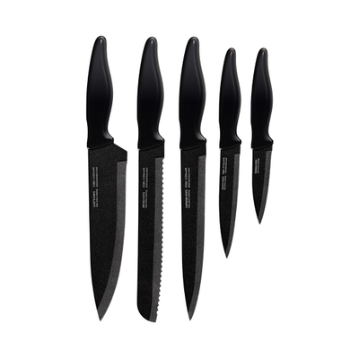 Set thikash Smile SNS-4, 6 pjesë, bllok magnetik bambuje, i zi