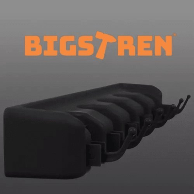 Mbajtëse muri për vegla Bigstren 20027, 40.5cm, plastikë, e zezë
