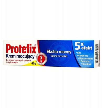 Krem fiksues për proteza Protefix Neutral, pa zink, 47g
