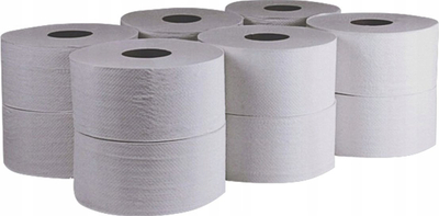 Letër higjenike Tork Mini Jumbo, rrotull e gjatë, 1 shtresë, gri
