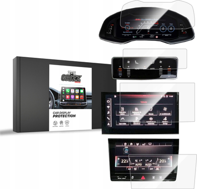 Mbështjellës ekrani GRIZZ CeramicFilm 4n1 për Audi Q8 2018–2024, film keramik mbrojtës, transparent