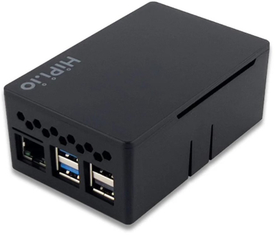 Kasë PiHut HighPi Pro 5S, për Raspberry Pi 5, ABS, e zezë