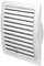 Grilë ajrimi Euro3plast Adjustable 190x190mm, dalje D125, e bardhë