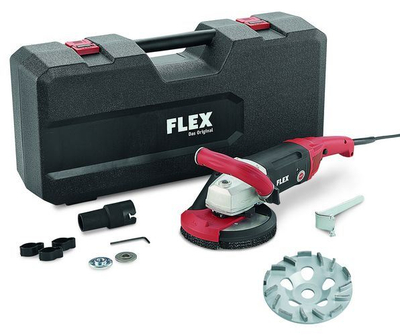 Makineri bluarëse betoni Flex LD18-7 150 R, 1800W, 150mm, e kuqe me të zezë